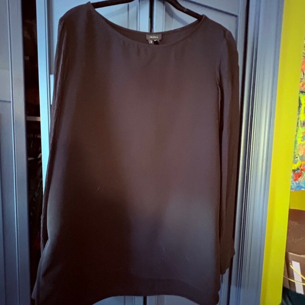 Vintage Theory Nishra Brown Long Sleeves Top-Y2K Size Large L